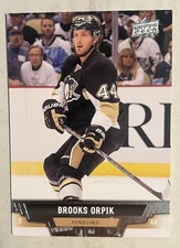 2013-14 Upper Deck #74 Brooks Orpik Pittsburgh Penguins Hockey Card