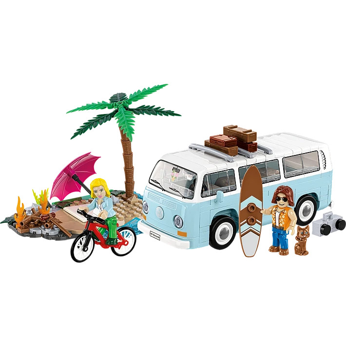 COBI-24617 Volkswagen T2a Combi Camper Van Camping Building Brick Model 292pcs