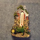 Vintage John Deere 3D Resin Thermometer Hang-up Wall Decoration Temperature  — photo 1