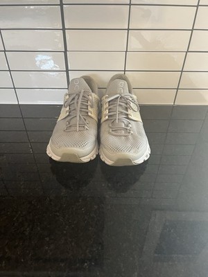 On Clouds Gray Women s Size 8 glacier white Cloudswift