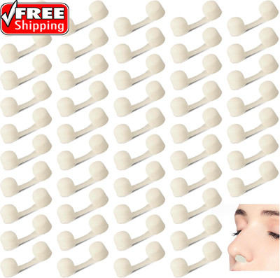 100 Pieces Disposable Nose Filters Nose Plug Filter for Spray Tanning Softness S