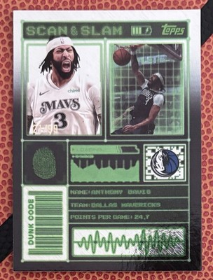 2025-26 Topps Scan and Slam SS-23 Anthony Davis /99 shimmer