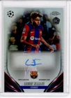 2023-24 TOPPS CHROME UEFA CLUB COMPETITIONS ROOKIE REFRACTOR AUTO LAMINE YAMAL