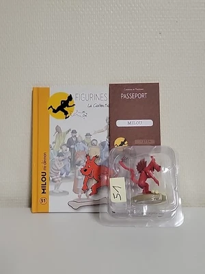FIGURINE TINTIN N°51 MILOU MI-DEMON COLLECTION OFFICIELLE - Photo 1/4