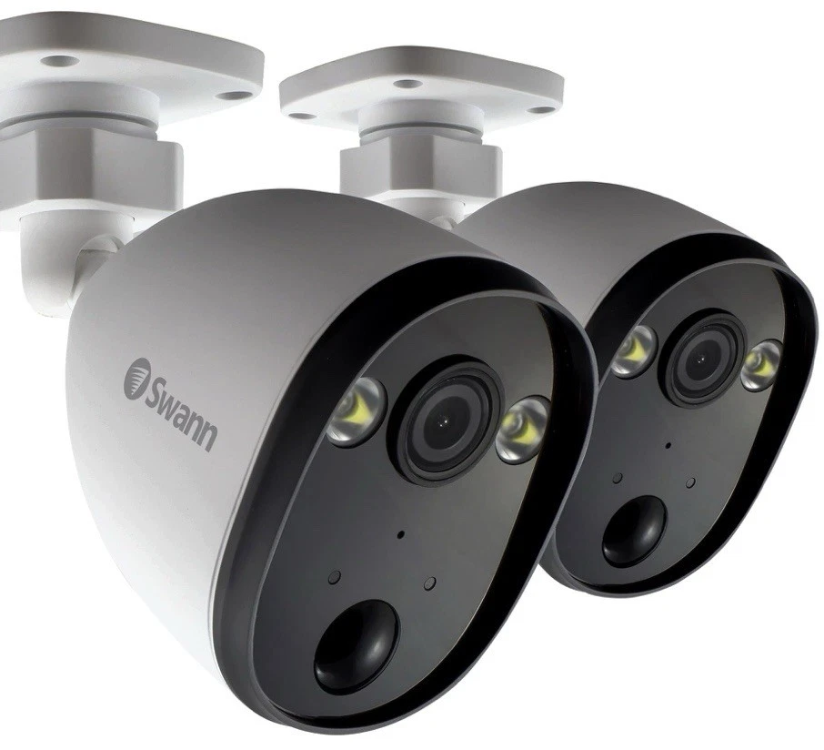 Swann SWIFI-SPOTCAMPK2-EU Spotlight Outdoor Security Camera (2 In Box) - Image 2 of 4