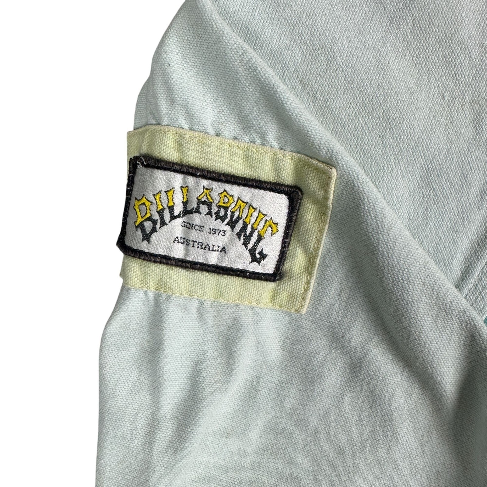 ARC'TERYX Giacca Billabong Vintage Uomo X Large Surf Skate Bicolore Acqua e Bianco Snap