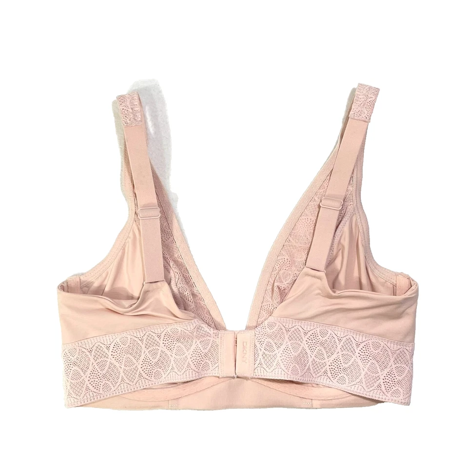 NWOT DKNY Women's 32D Endless Stretch Lace Underwire Bra DK7869 Pink - Image 2 of 4