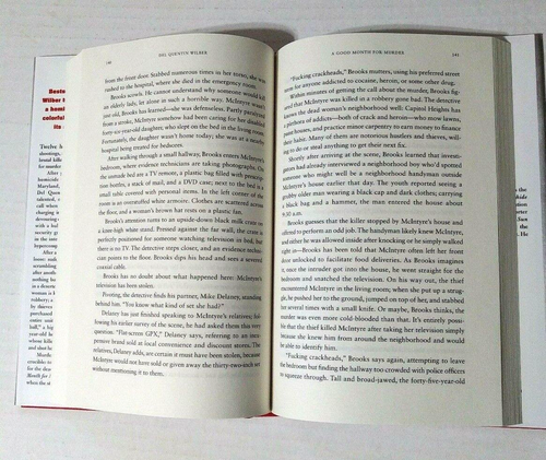 A GOOD MONTH FOR MURDER by Del Quentin Wilber - Hardcover Book #104 - Picture 5 of 6