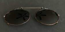 Vintage Expandable Clip On Sunglasses, Oval 1980  s