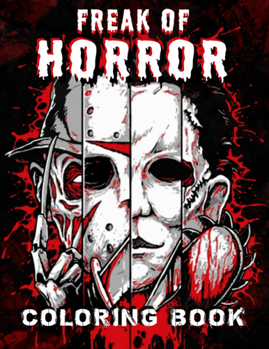 Freak of Horror Coloring Book: the Scariest Famous Creatures and Creepy Serial K - Picture 7 of 12