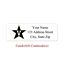 thumbnail 125  - 60 Return Address Labels Personalized Printed 3/4 x 2 1/4 College Football Teams