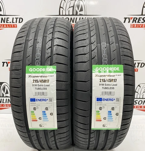 4 X 215 45 17 GOODRIDE 215/45R17 91W XL BRAND NEW AMAZING B RATED WET GRIP TYRES