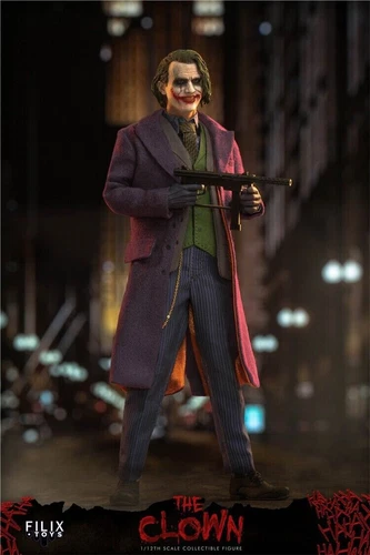 FILIX TOYS FX004 1/12 Joker Heath Ledger 6" Action Figure in stock - Picture 11 of 24