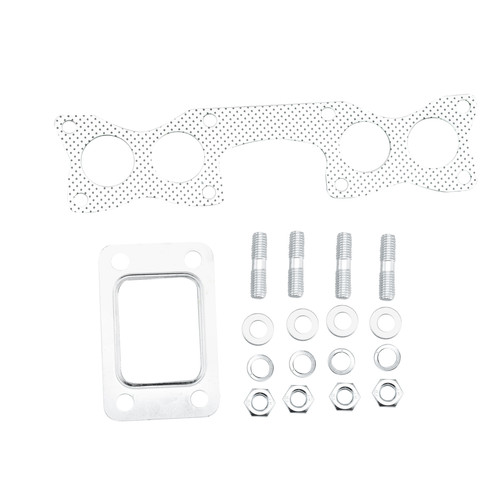 Cast Turbo Manifold T3/T3T4 Hybrid Bolt-On For 1989-90 Nissan KA24E SOHC Motor - Foto 4 di 13