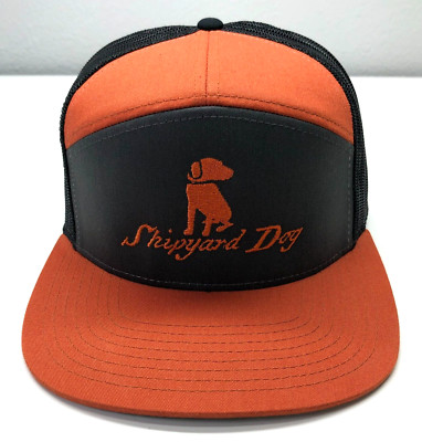 Shipyard Dog You Know Trucker Hat Terracotta Gray Black Mens OSFM Snapback