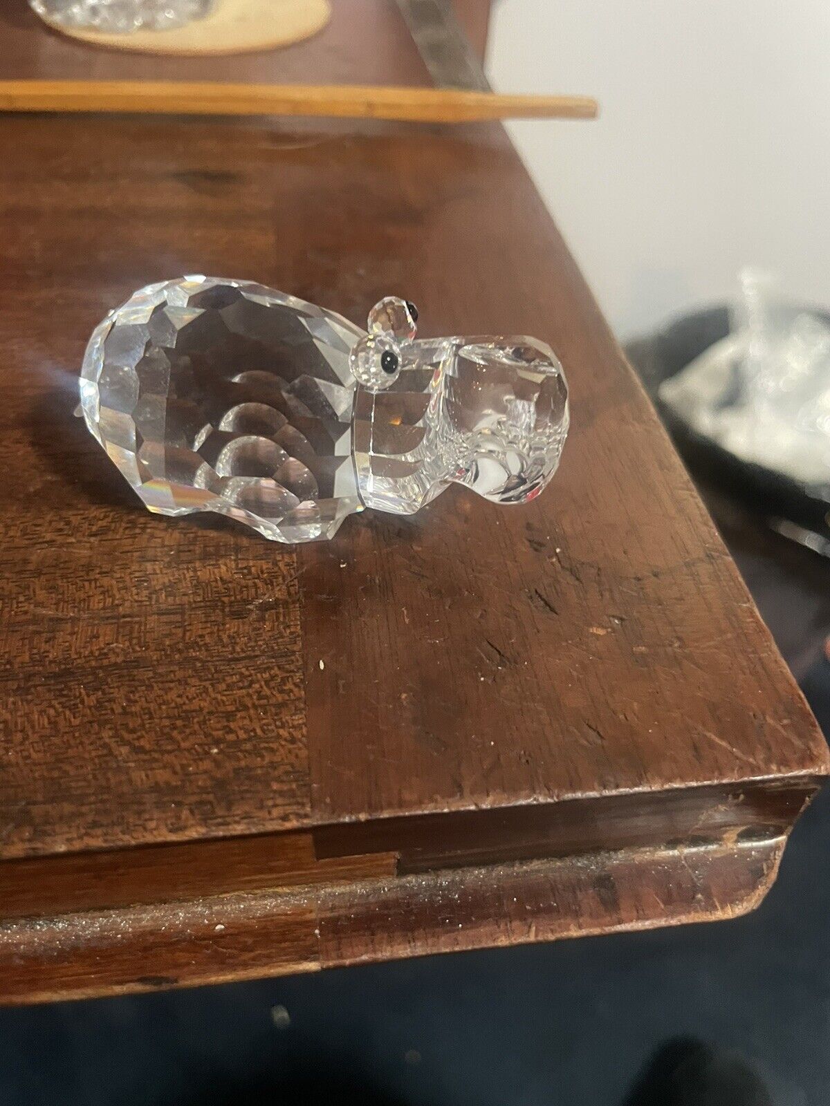 Swarovski Crystal Large Hippopotamus Hippo Figurine 015187