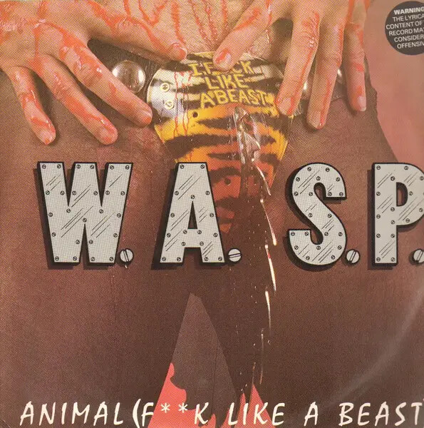 W.A.S.P. Animal (F**k Like A Beast) WHITE VINYL Vinyl Single
