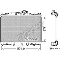 Denso KüHler WasserküHler MotorküHler FüR Mazda CX-3 Dk 2.0