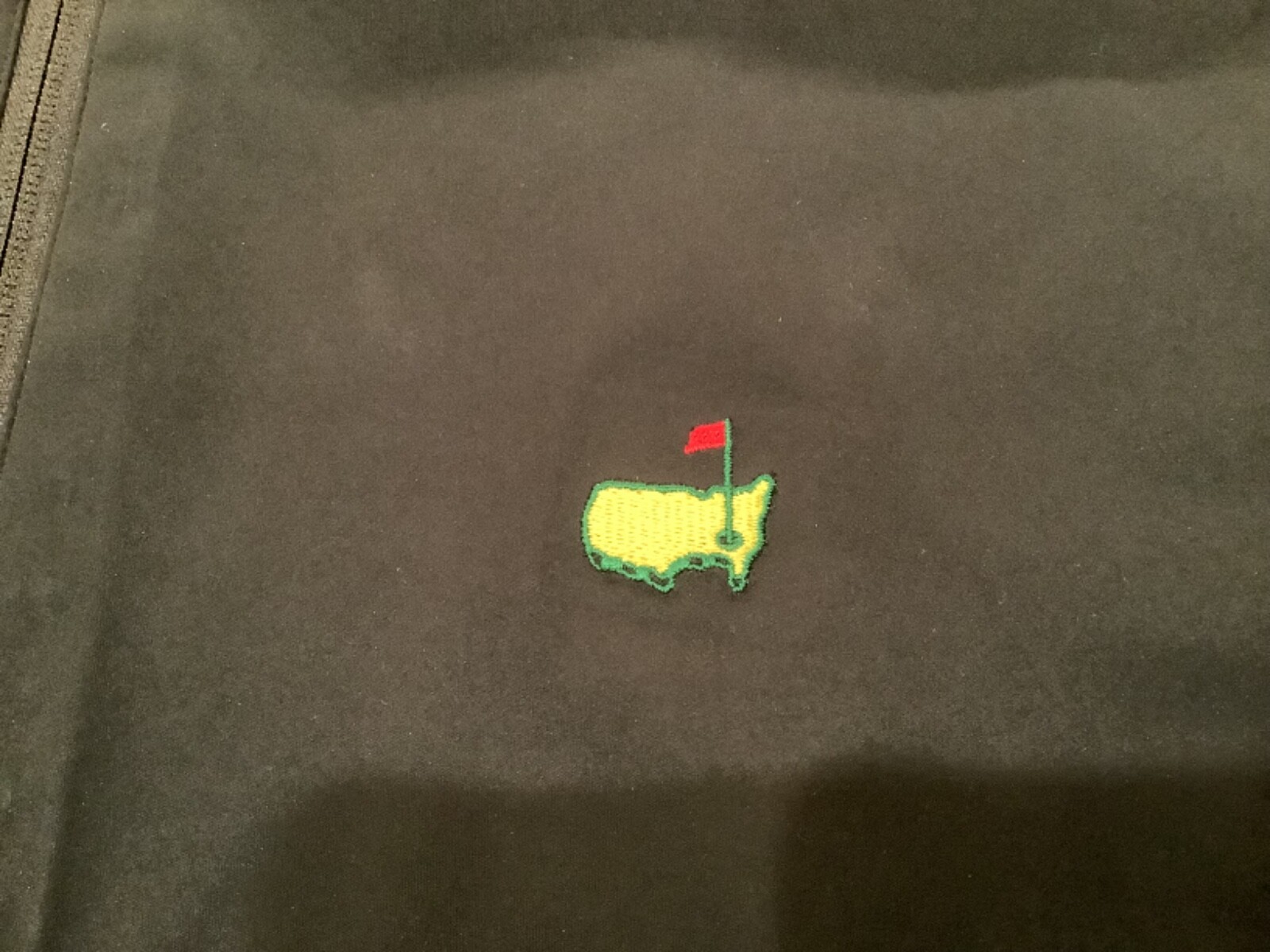 Masters Tech Golf Pullover Zip Up Rain Jacket Black