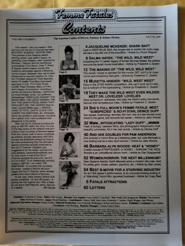 Femme Fatales 1992 CFQ Media, Many available, Pick yours. Excellent condition! - Picture 453 of 698