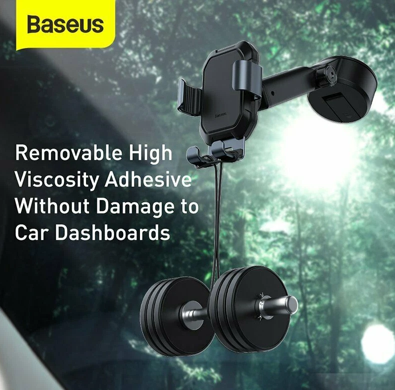 BASEUS Car phone holder windshield Stand - Image 3 of 4