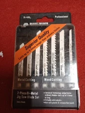 BLACK & DECKER 7 PC. PROFESSIONAL BI METAK BLADE SET SWISS MADE 75-480
