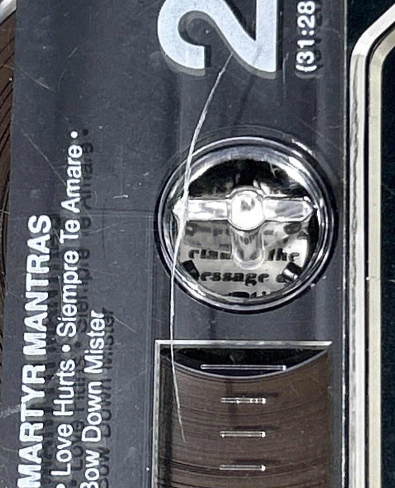 Boy George The Martyr Mantras SEALED Cassette Virgin W/ Hype Sticker READ - Imagem 4 de 4