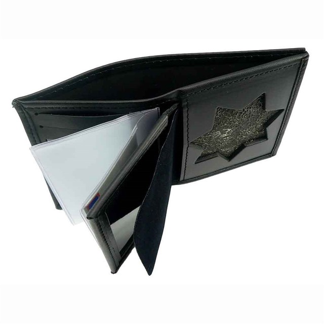 CDCR CA Corrections Officer Flat Badge Wallet Glue In Recessed Men's