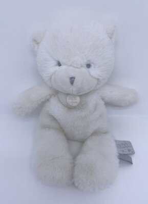 White Teddy Bear 10 Inch Plush Stuffed Animal by Doudou et Compagnie