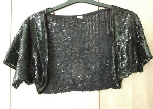 ladies black bolero cardigan
