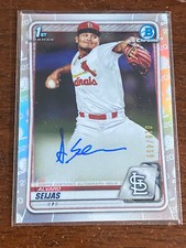 2020 Bowman Chrome Alvaro Seijas Refractor Auto /499 St Louis Cardinals Prospect