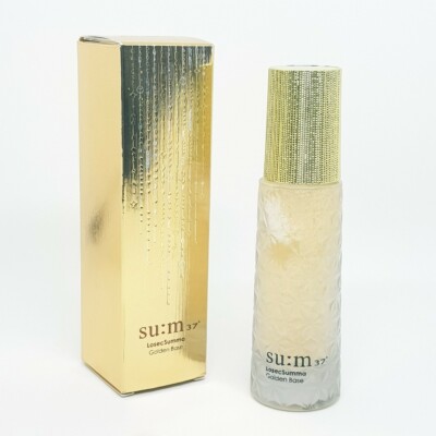 SU:M37 Losec Summa Golden Base 30ml Gold Content 300ppm Makeup Base K-Beauty