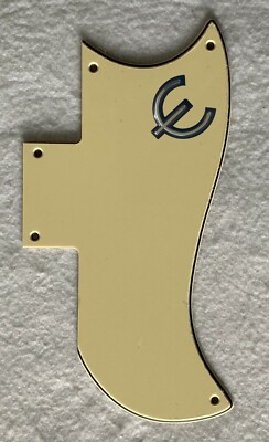 Fits Gibson SG 61 Reissue & E Logo Guitar pickguard,3 Ply Vintage Yellow