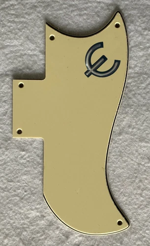 Fits Gibson SG 61 Reissue & E Logo Guitar pickguard,3 Ply Vintage Yellow