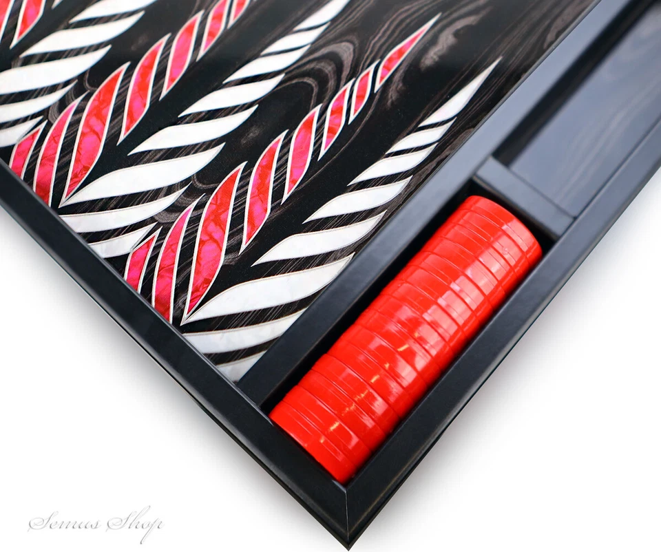 Orientalische Luxus Trendy Backgammon Tavla XXL B-Ware - Bild 4 von 4