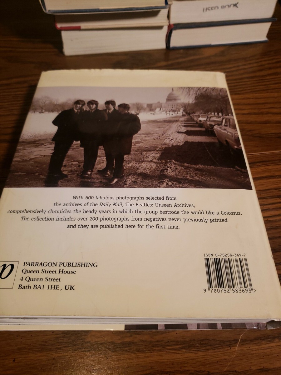 The Beatles Unseen Archives Book Hardback 2003 Edition