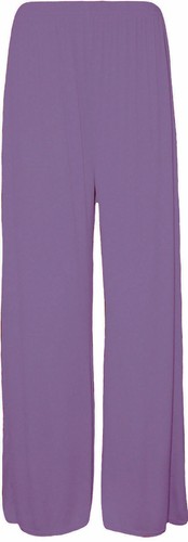 LADIES WOMENS ELASTICATED PLAZZO FLARED TROUSERS SUMMER LOUNGE PANTS SIZE 8-26 - Picture 24 of 26