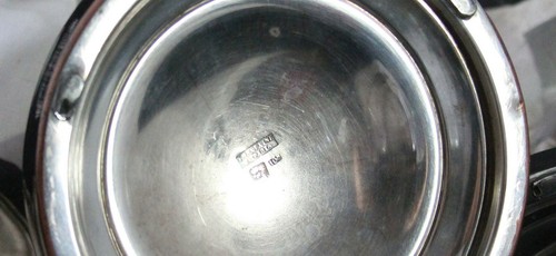2x antike 19jh Silberplatte Kassanussvase, Kastanie, Deckelvase, ca. 1840 - Bild 5 von 12