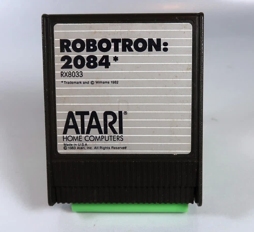 Atari 400/800/XL/XE - ROBOTRON 2084 cartridge - TESTED & WORKS