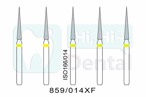 100 Fraises Diamantées FG - Modèle TC-21EF - Pour Dentisterie & Labo