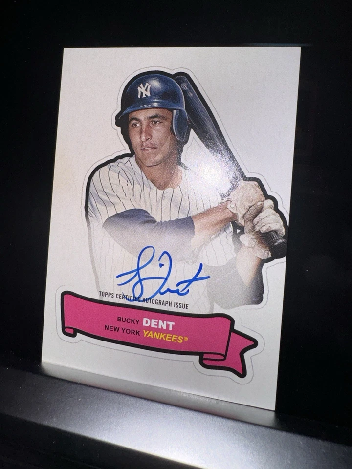 2024 Topps Archives 1968 Action All-Stars Auto Bucky Dent (#68AA-BD) Yankees - Image 3 of 4