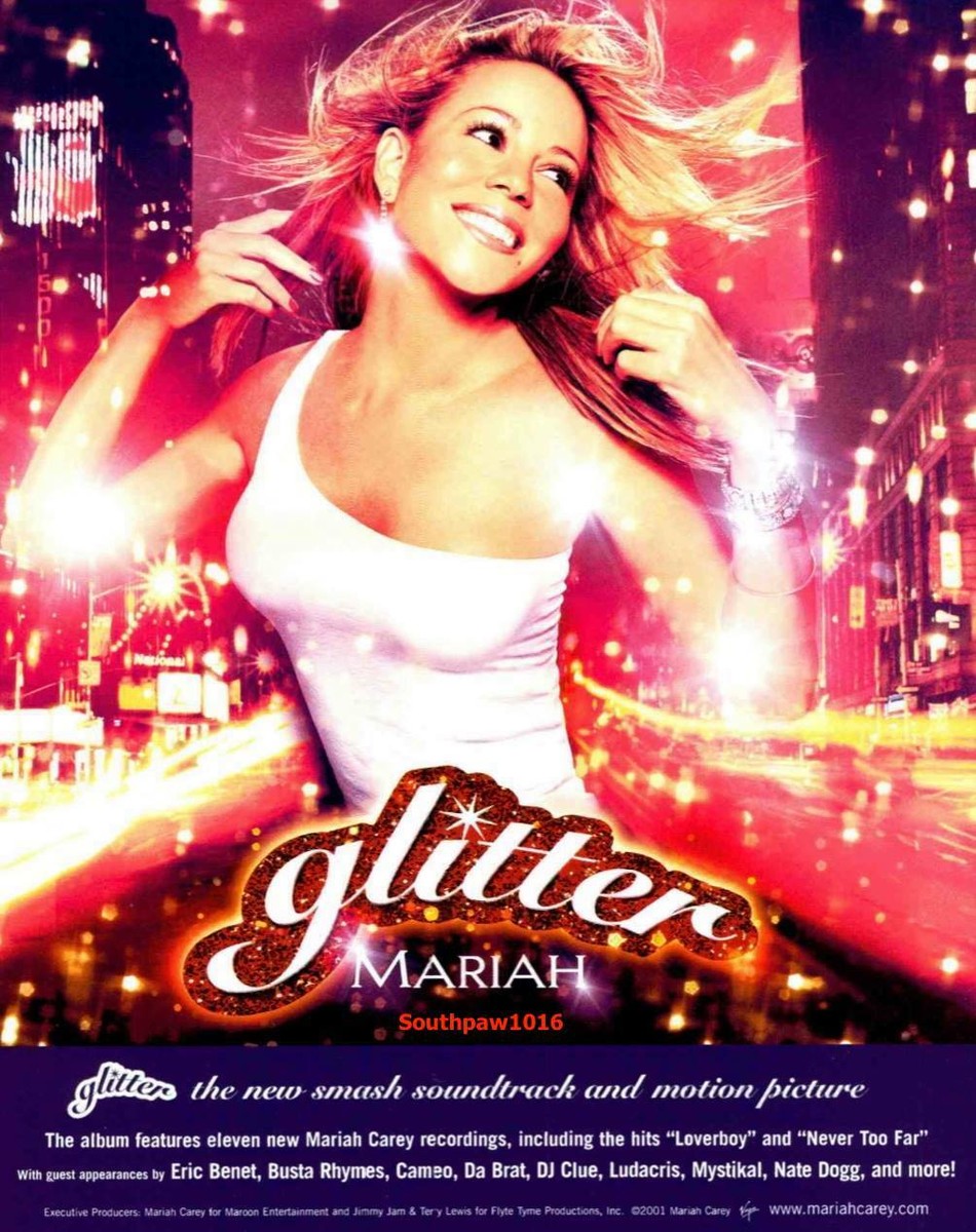 MARIAH CAREY glitter ポスター MARIAH CAREY 