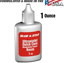 WINDSHIELD REPAIR RESIN  1oz UV QUICK CURE RESIN