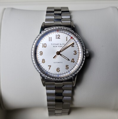 TIFFANY & CO CT60 3-HAND 34MM - WATCH - BRAND NEW - DIAMOND