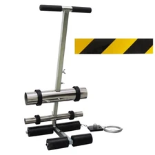 Tape Scribing Machine Warning Line Tape Handheld Dispenser Road Marking Tool