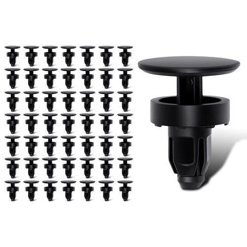 50Pcs 8mm Nylon Cowl Panel Retainer Clip Push-Type for Honda CR-V Acura Legend - Picture 9 of 10