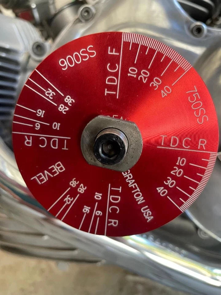 Juego de herramientas de sincronización de encendido Ducati bisel redondo/cuadrado 750 860 900 Foto 4 de 4