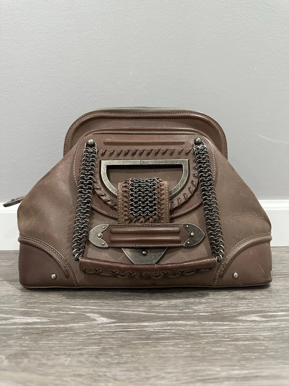 SAC CARTABLE/SAC À POIGNÉE SUPÉRIEURE FEMME MARRON CHRISTIAN DIOR