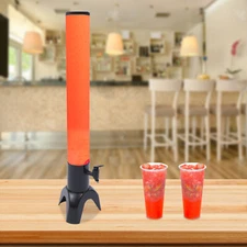 Beer Tower Dispenser with Stainless Steel Tap and Individual Ice Tube 3L/100oZ