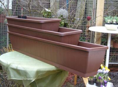 1 Blumenkasten/Balkonkasten mit Wasserspeicher 80 cm , hochwertiger  Kunststoff | eBay.de